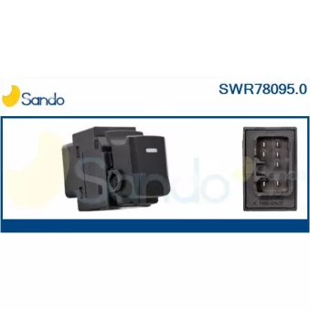 Interrupteur, lève-vitre SANDO SWR78095.0