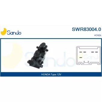 Interrupteur, lève-vitre SANDO SWR83004.0