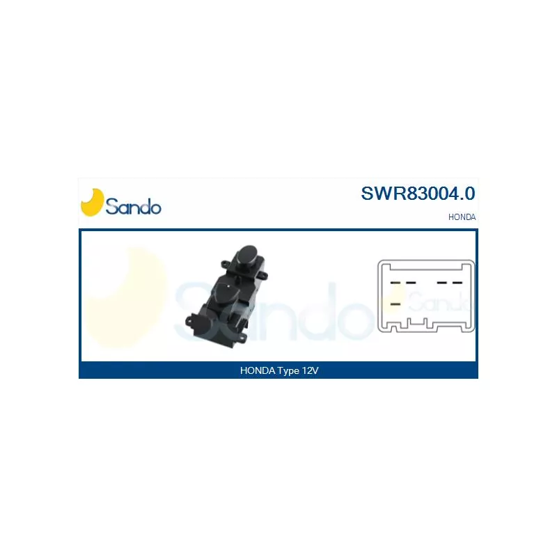 Interrupteur, lève-vitre SANDO SWR83004.0