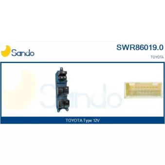 Interrupteur, lève-vitre SANDO SWR86019.0