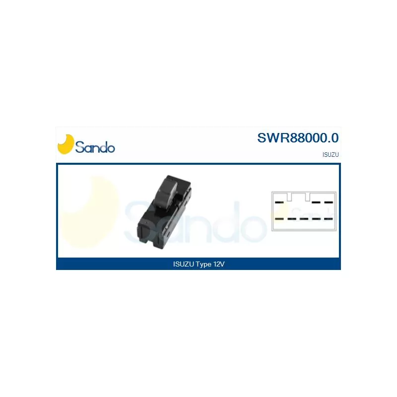 Interrupteur, lève-vitre SANDO SWR88000.0