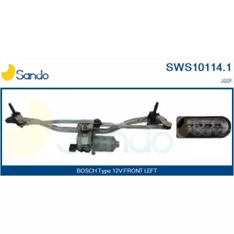 Système de nettoyage des vitres SANDO SWS10114.1