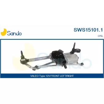 Système de nettoyage des vitres SANDO SWS15101.1
