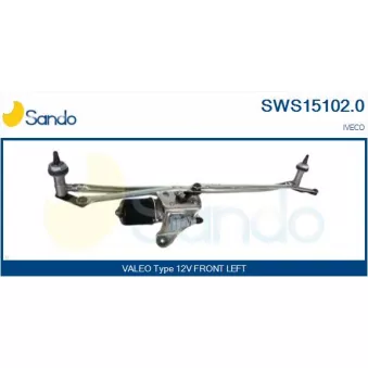 Système de nettoyage des vitres SANDO SWS15102.0