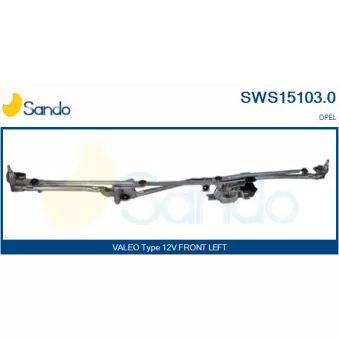Système de nettoyage des vitres SANDO SWS15103.0