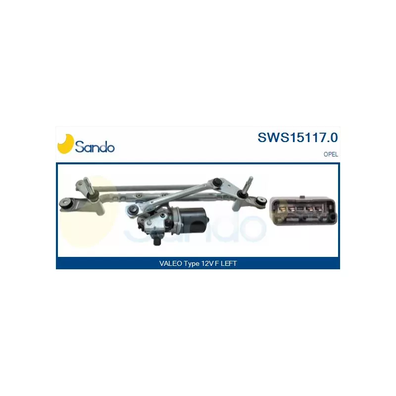 Système de nettoyage des vitres SANDO SWS15117.0