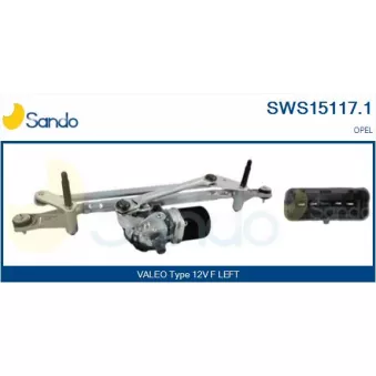 Système de nettoyage des vitres SANDO SWS15117.1