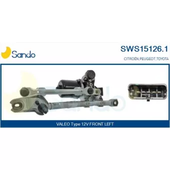 Système de nettoyage des vitres SANDO SWS15126.1