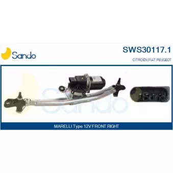 Système de nettoyage des vitres SANDO SWS30117.1