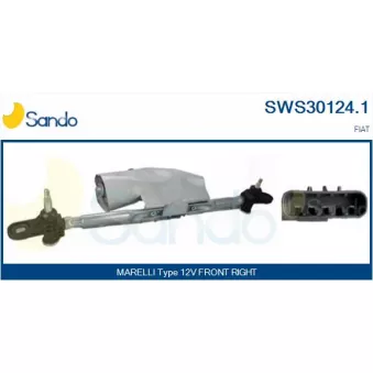Système de nettoyage des vitres SANDO SWS30124.1