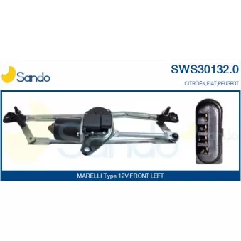 Système de nettoyage des vitres SANDO SWS30132.0