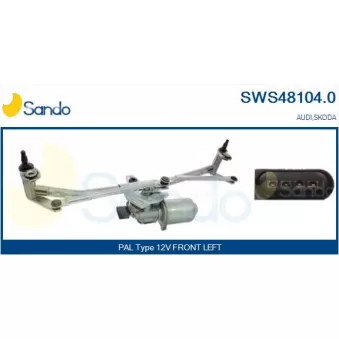 Système de nettoyage des vitres SANDO SWS48104.0