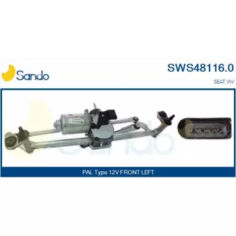 Système de nettoyage des vitres SANDO SWS48116.0