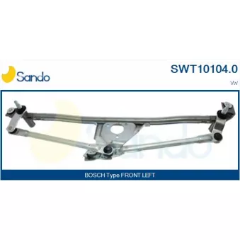 Tringlerie d'essuie-glace SANDO SWT10104.0