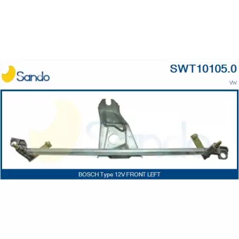 Tringlerie d'essuie-glace SANDO SWT10105.0