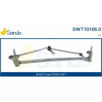 Tringlerie d'essuie-glace SANDO SWT10106.0