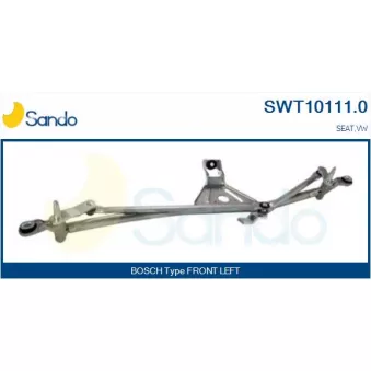 Tringlerie d'essuie-glace SANDO SWT10111.0