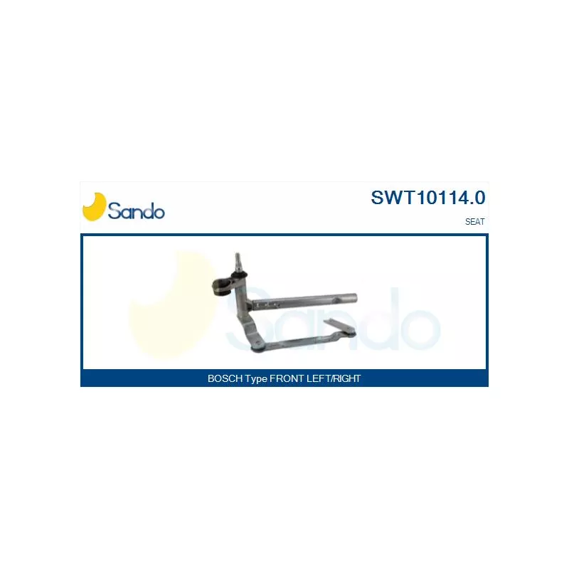 Tringlerie d'essuie-glace SANDO SWT10114.0