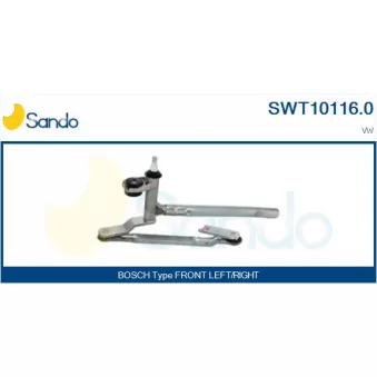 Tringlerie d'essuie-glace SANDO SWT10116.0