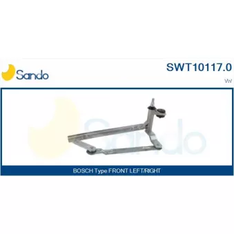Tringlerie d'essuie-glace SANDO SWT10117.0