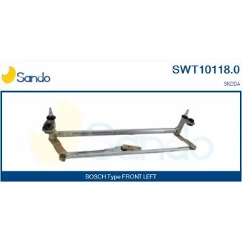 Tringlerie d'essuie-glace SANDO SWT10118.0