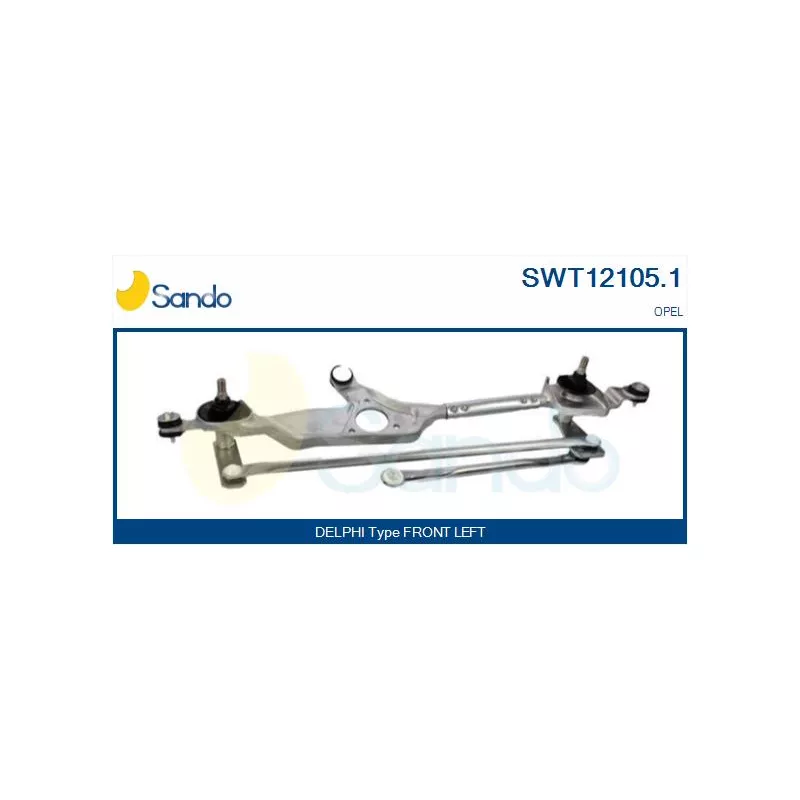 Tringlerie d'essuie-glace SANDO SWT12105.1