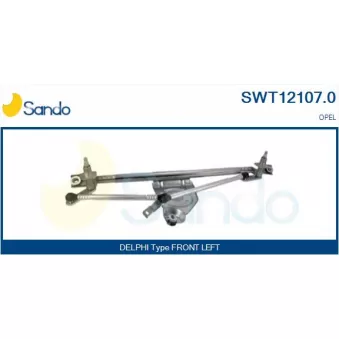 Tringlerie d'essuie-glace SANDO SWT12107.0
