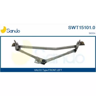 Tringlerie d'essuie-glace SANDO SWT15101.0