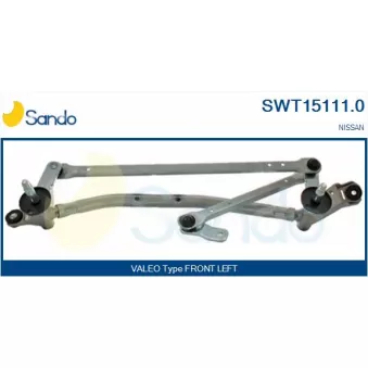 Tringlerie d'essuie-glace SANDO SWT15111.0