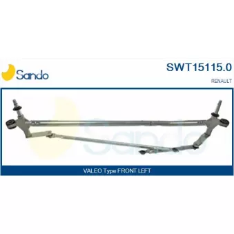 Tringlerie d'essuie-glace SANDO SWT15115.0