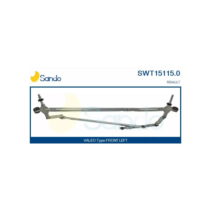 Tringlerie d'essuie-glace SANDO SWT15115.0