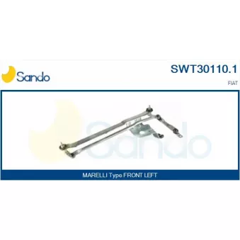 Tringlerie d'essuie-glace SANDO SWT30110.1
