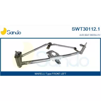 Tringlerie d'essuie-glace SANDO SWT30112.1
