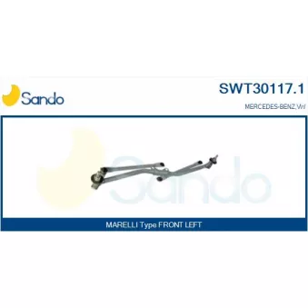 Tringlerie d'essuie-glace SANDO SWT30117.1