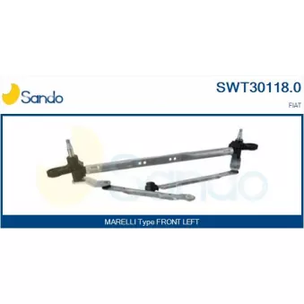 Tringlerie d'essuie-glace SANDO SWT30118.0