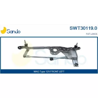 Tringlerie d'essuie-glace SANDO SWT30119.0