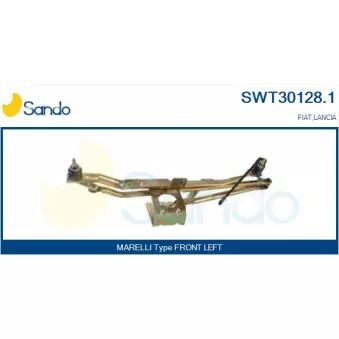 Tringlerie d'essuie-glace SANDO SWT30128.1