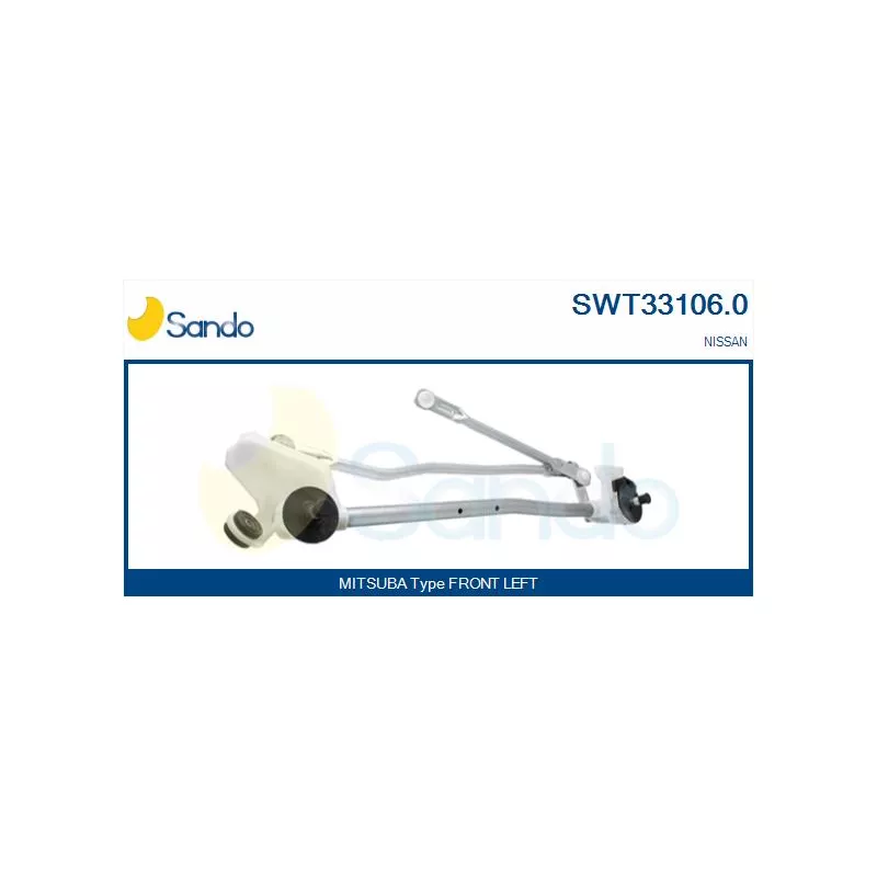 Tringlerie d'essuie-glace SANDO SWT33106.0