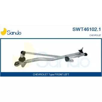 Tringlerie d'essuie-glace SANDO SWT46102.1
