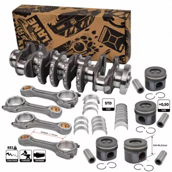 Kit de réparation, vilebrequin ET ENGINETEAM HK0207VR5