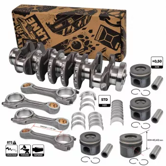 Kit de réparation, vilebrequin ET ENGINETEAM HK0207VR6