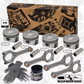 Kit de pistons ET ENGINETEAM PM004800ETVR2