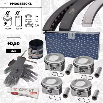Kit de pistons ET ENGINETEAM PM004850KS