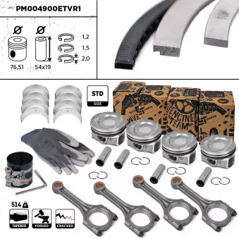 Kit de pistons ET ENGINETEAM PM004900ETVR1