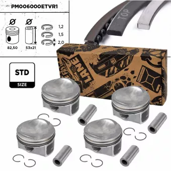 Kit de pistons ET ENGINETEAM PM006000ETVR1