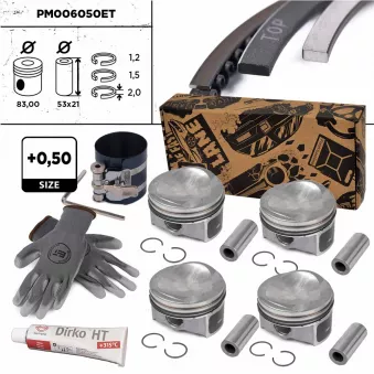 Kit de pistons ET ENGINETEAM PM006050ET