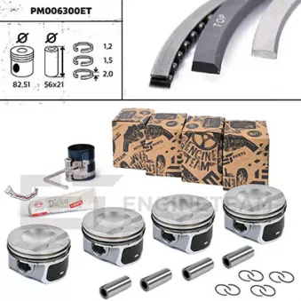 Kit de pistons ET ENGINETEAM PM006300ET