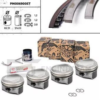 Kit de pistons ET ENGINETEAM PM006900ET