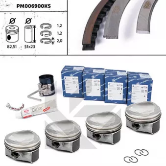 Kit de pistons ET ENGINETEAM PM006900KS