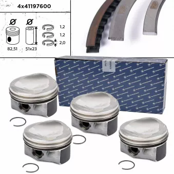 Kit de pistons ET ENGINETEAM PM006900KSVR1
